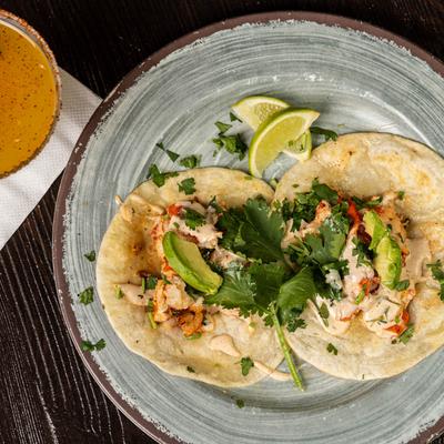 House tacos, top view