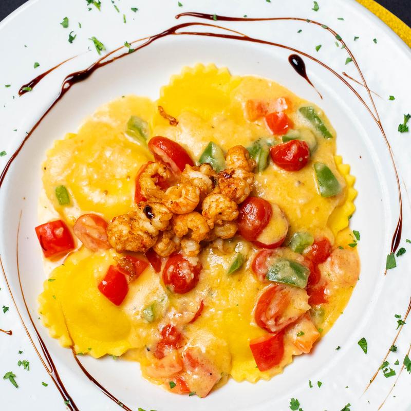 menu item 13 of 28, Lobster Ravioli
