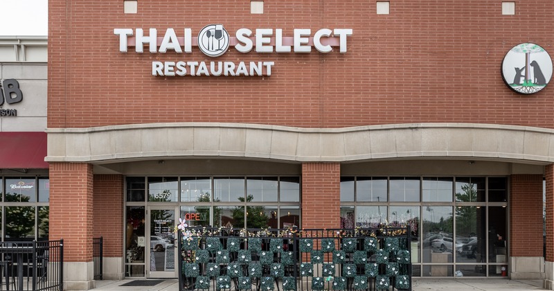 Exterior, front view to restaurant