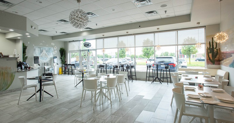 Full view of dining area