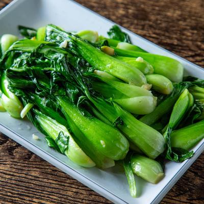 Sauteed Bok choy.