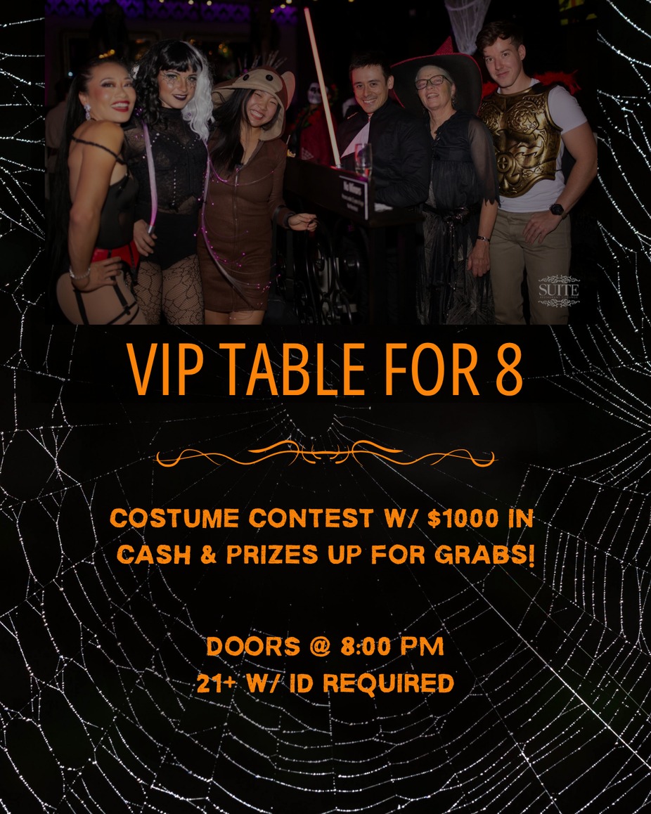 Halloween - VIP Table for 8 event photo