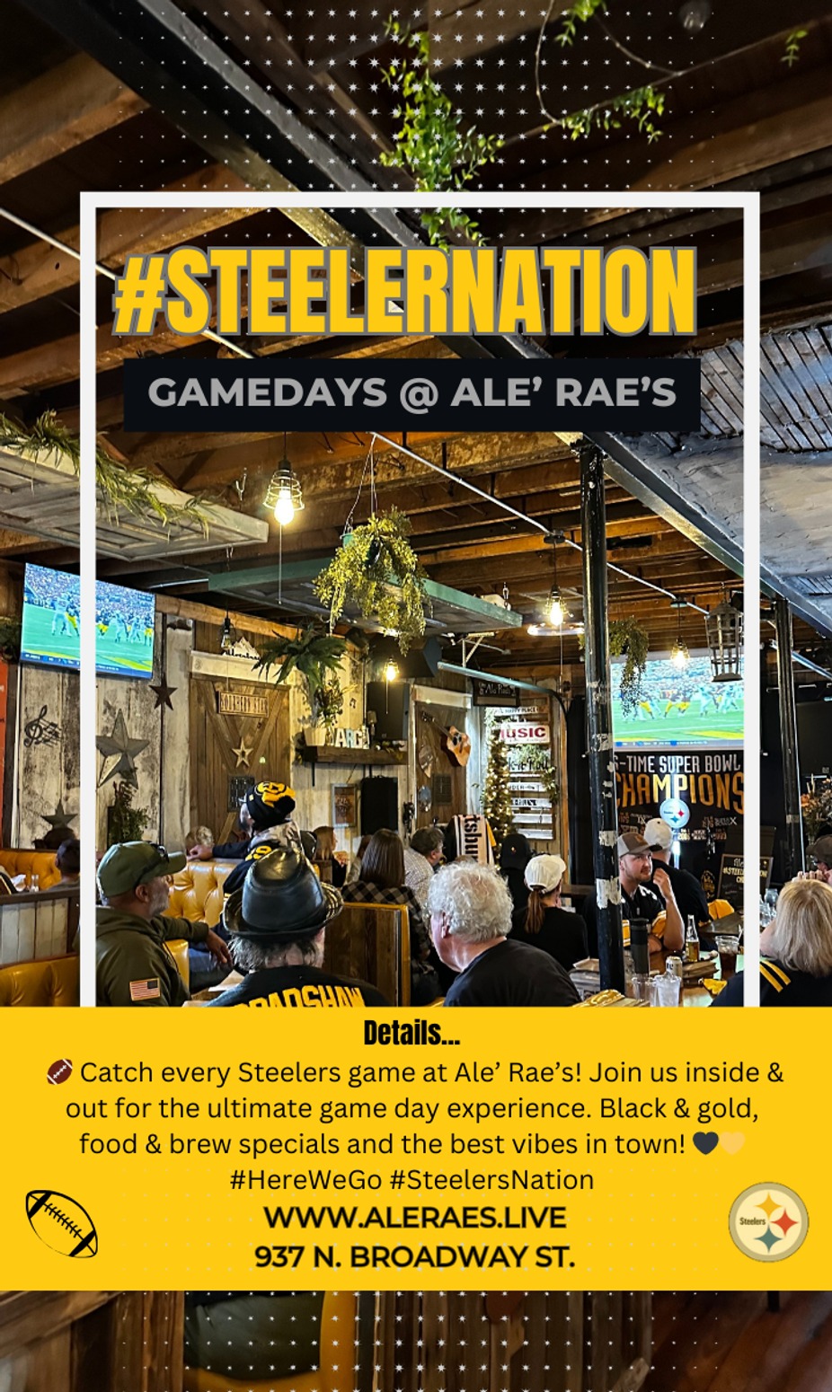 #SteelerNation Watch Party event photo