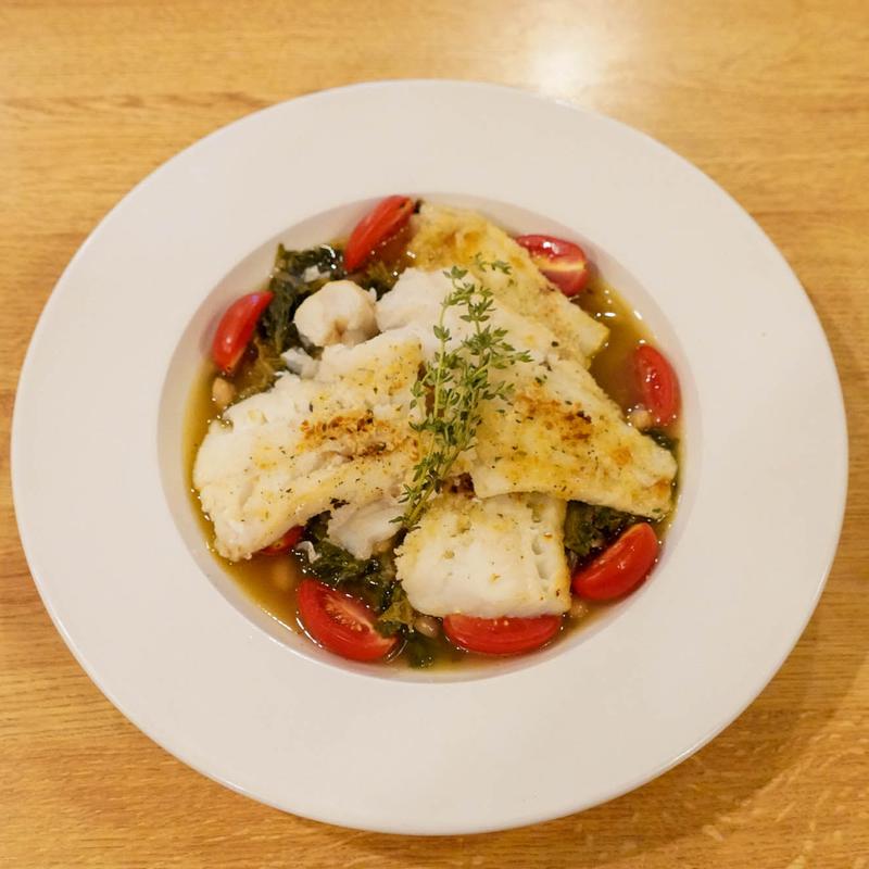 English Style Cod & Greens photo