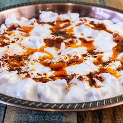 Turkish Manti Dumplings.