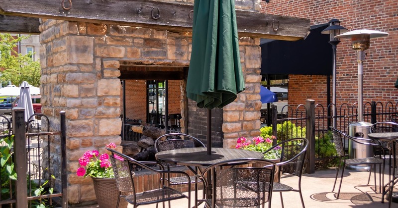 Patio tables and seating