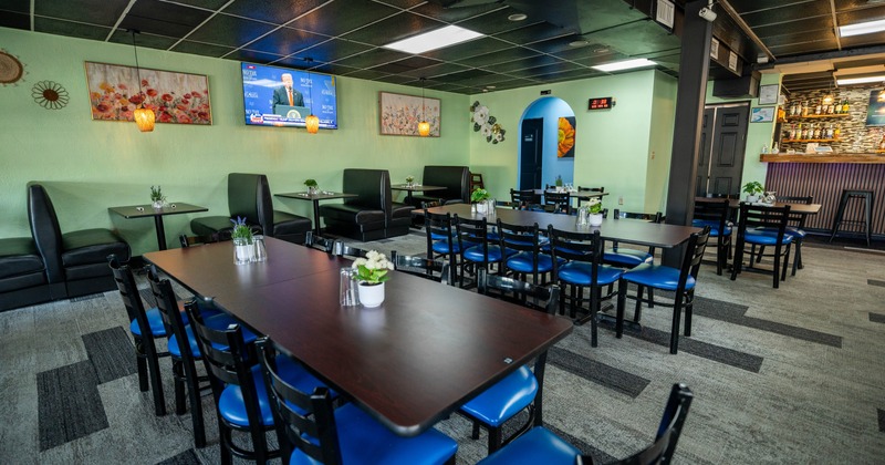 Interior, dining area