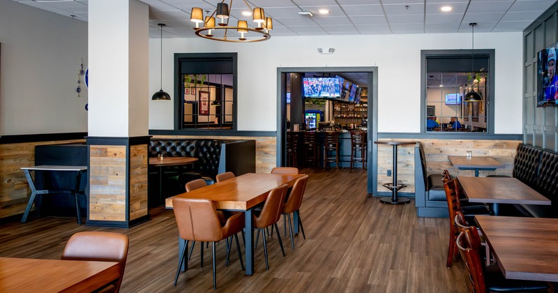 Interior, dining area