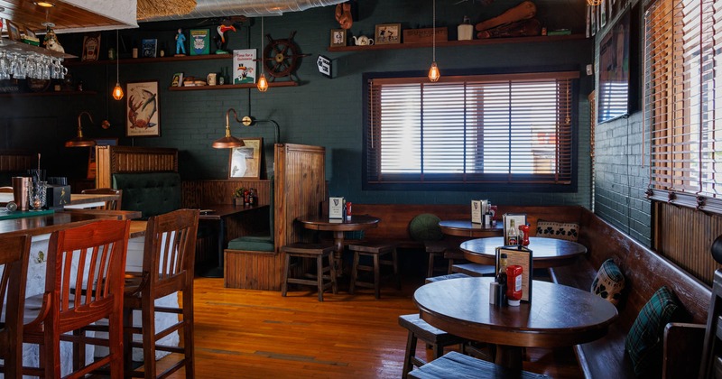 Interior, view of dining area