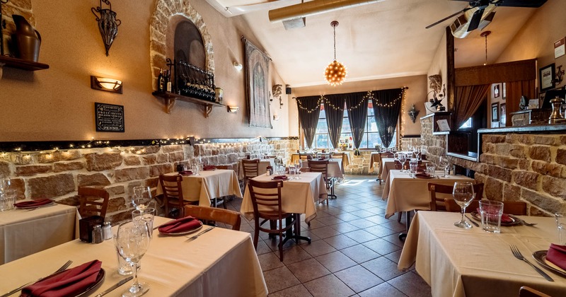 Interior, dining area