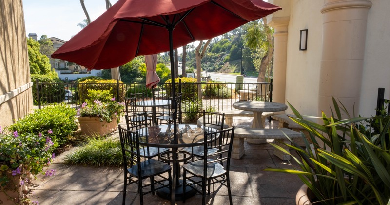 Exterior seating area