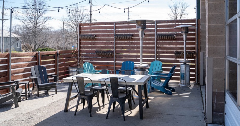 Exterior, seating area