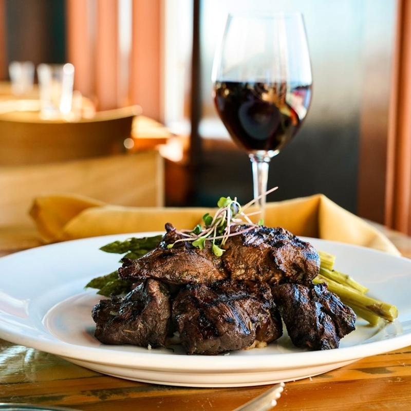 Bourbon Marinated Steak Tips photo