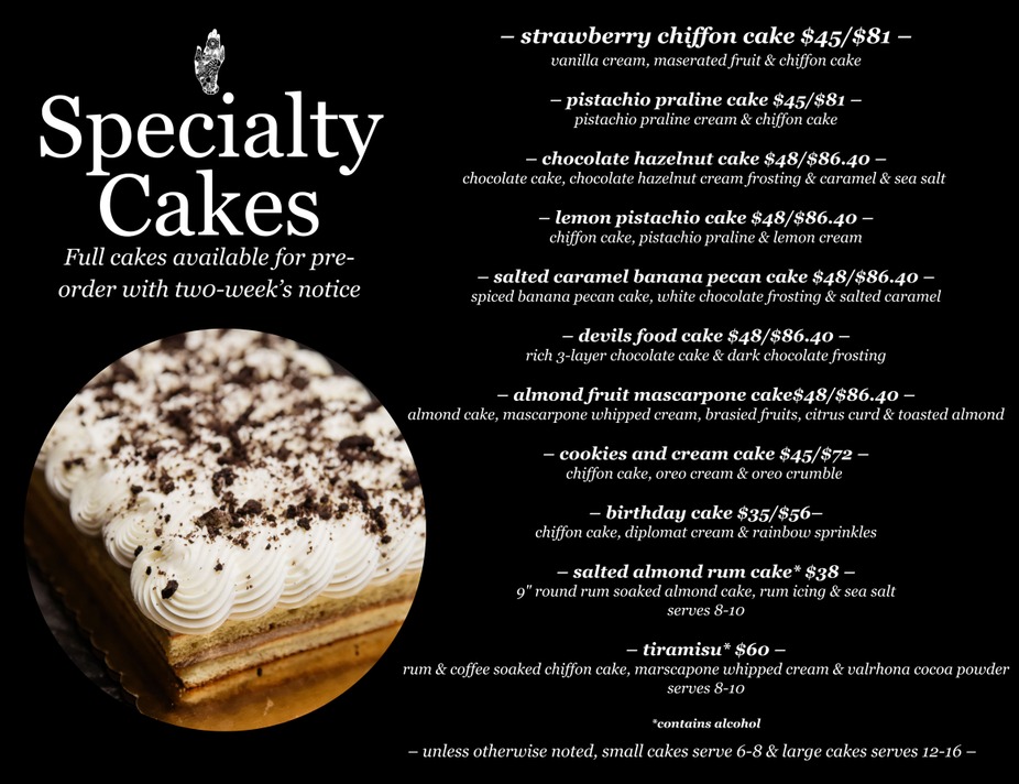 Catering menu page 4