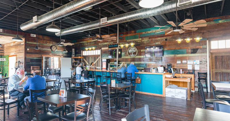 Interior, main dining area