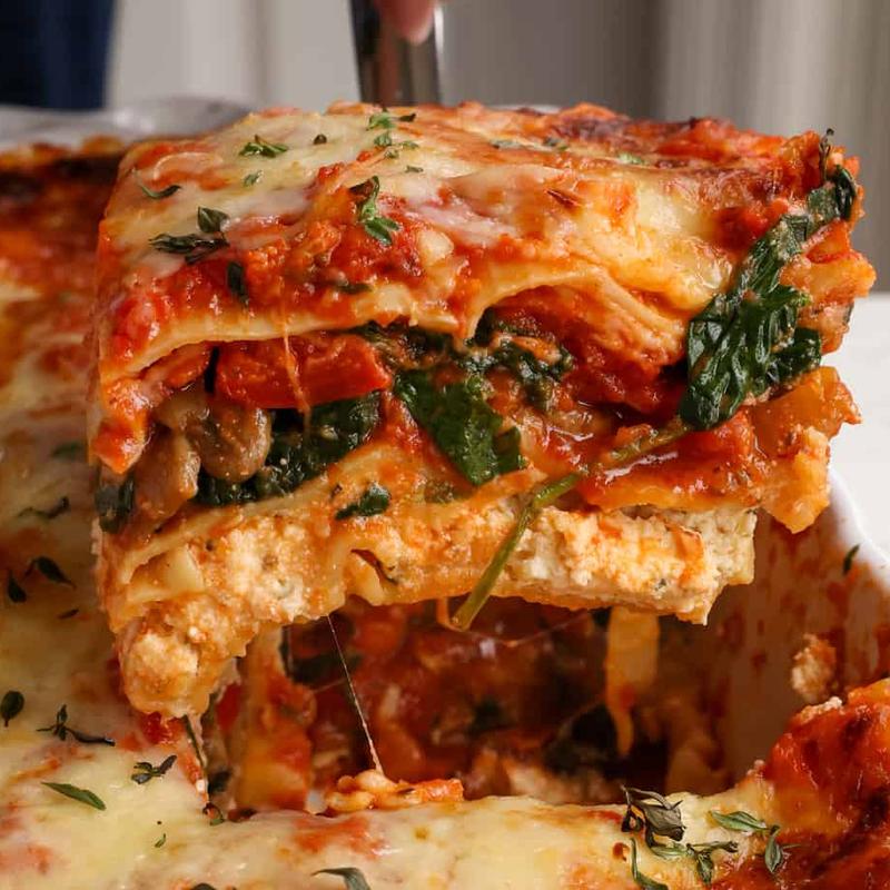 Half Pan Veggie Lasagna photo