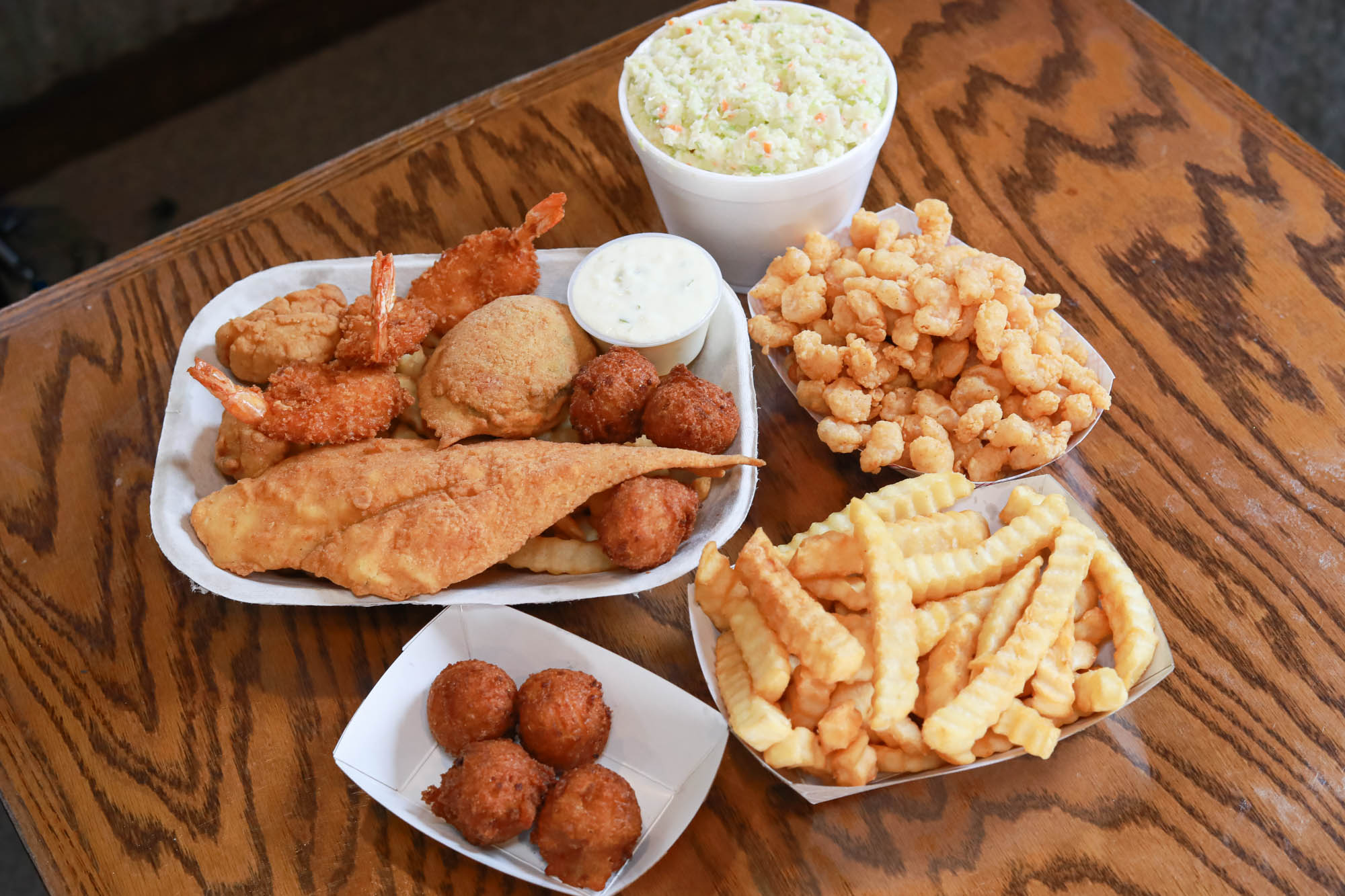 Various food on the table
