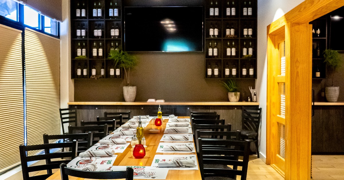 Interior, diner room, table, chairs