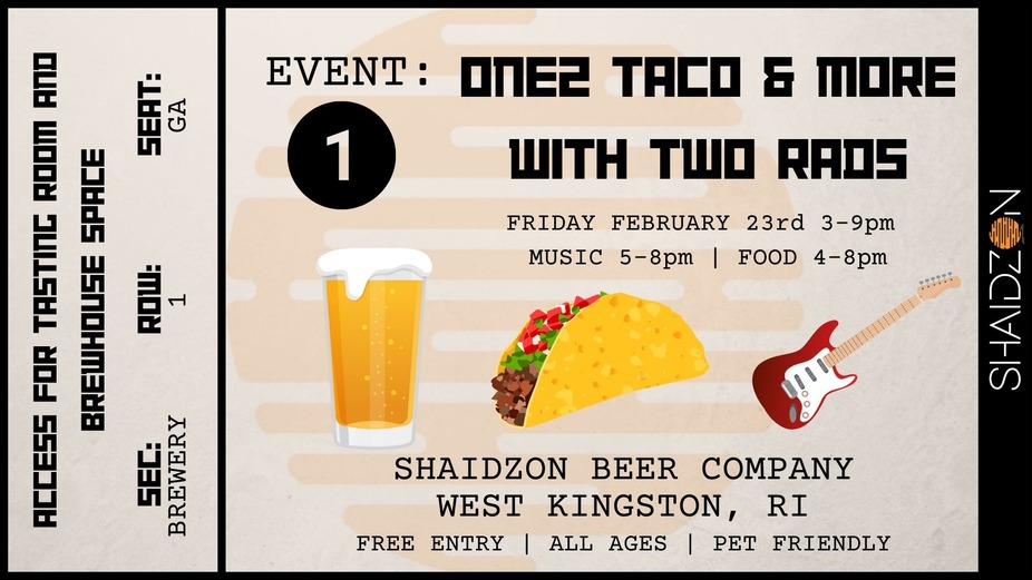 One2 Taco & More and Two Rads event photo