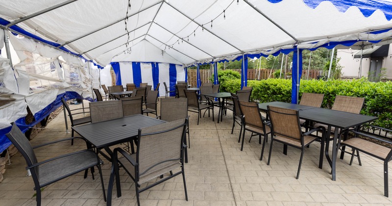 Exterior, seating space