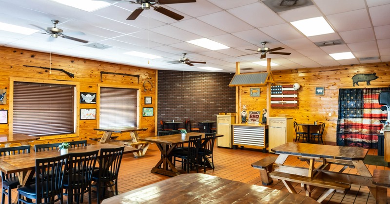 Interior, dining area