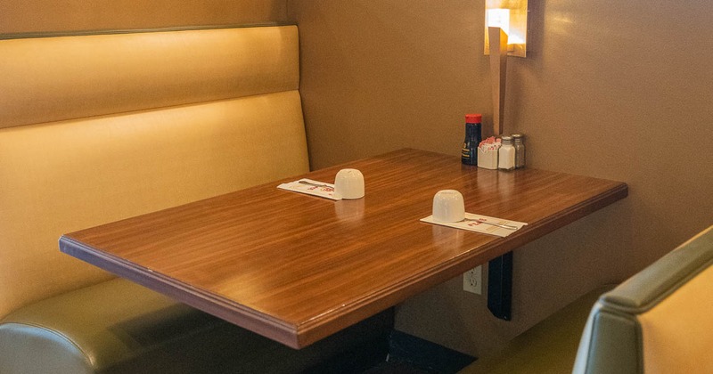 Interior, seating booth