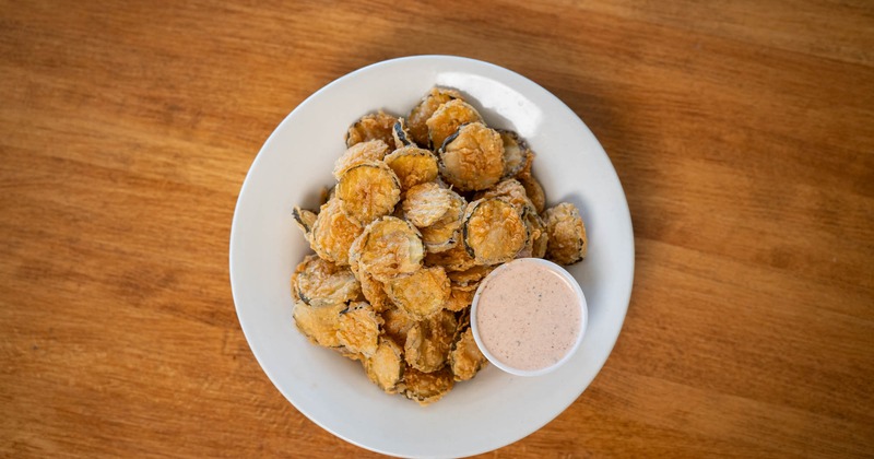 Deep fried pickles