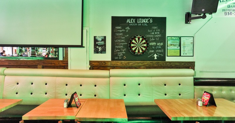 Diner tables, booths