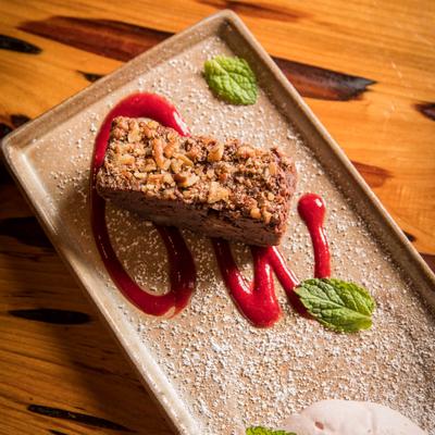 Chocolate Pecan Cake without flour