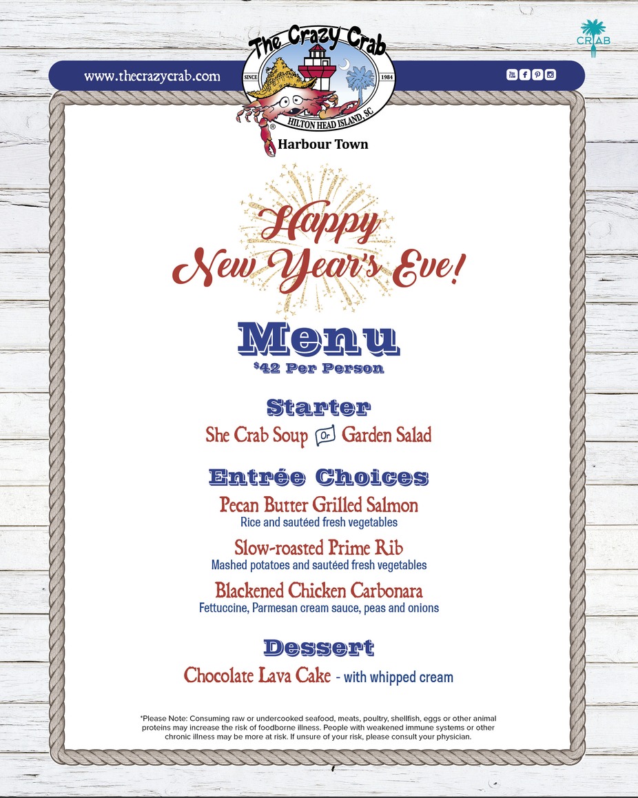 New Years Eve at Crazy Crab Harbour Town event photo