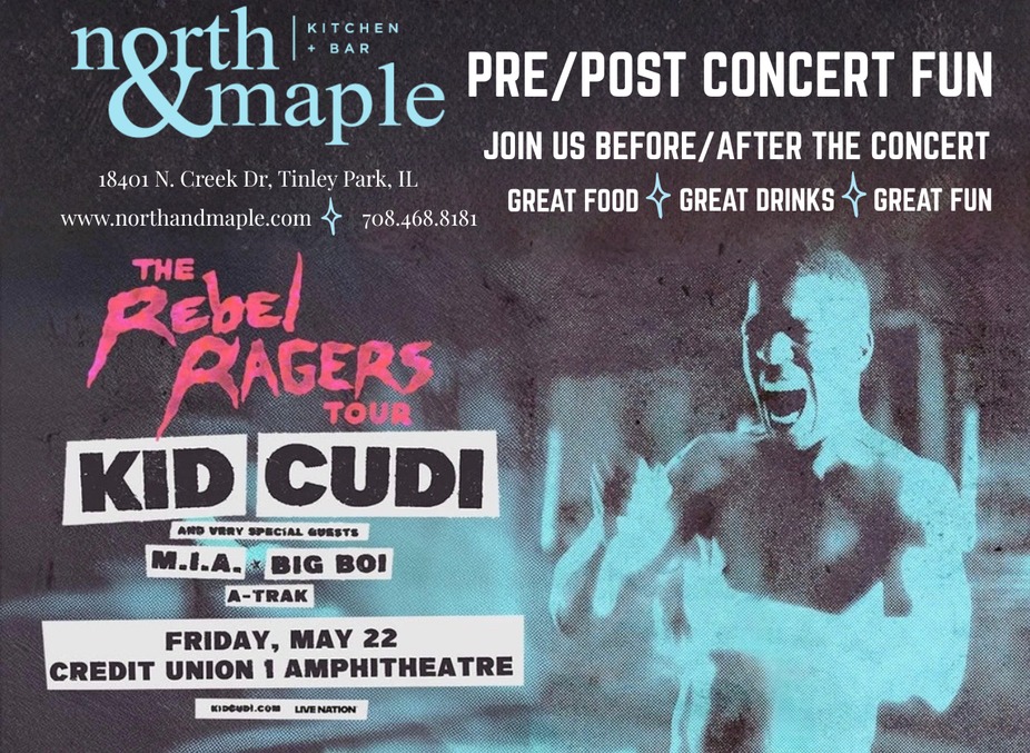Kid Cudi pre & post-concert stop! 🍻🔥 event photo