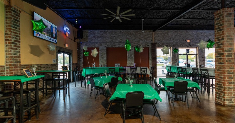 Interior, dining area