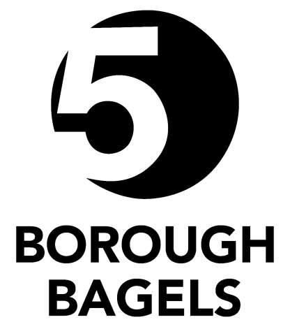 5 Borough Bagels logo scroll