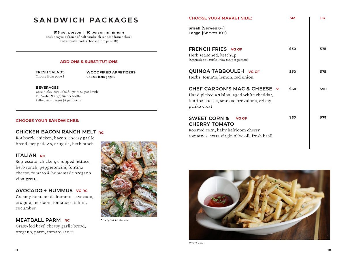 catering menu page 6