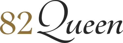 82 Queen logo scroll