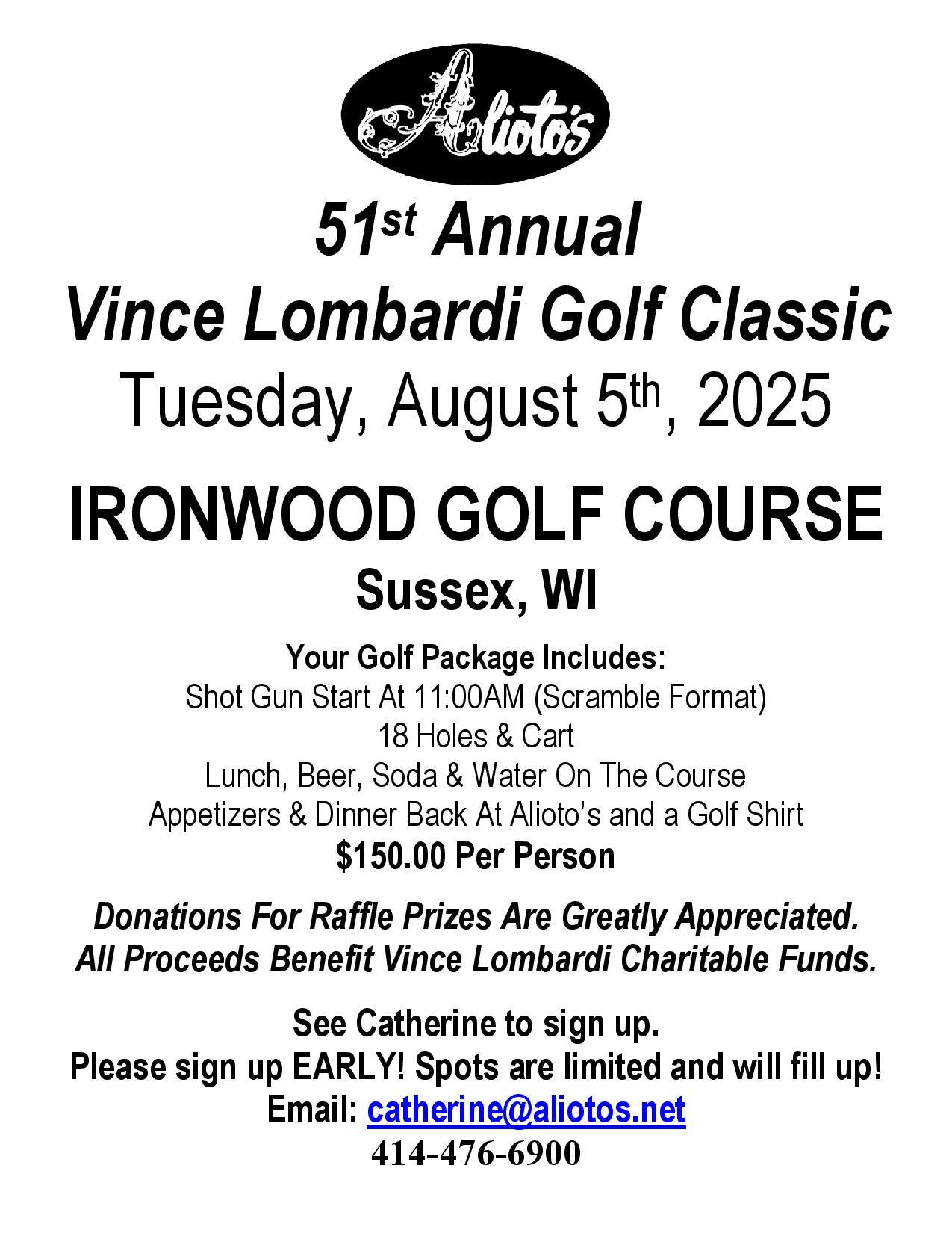 Alioto's Annual Golf Classic