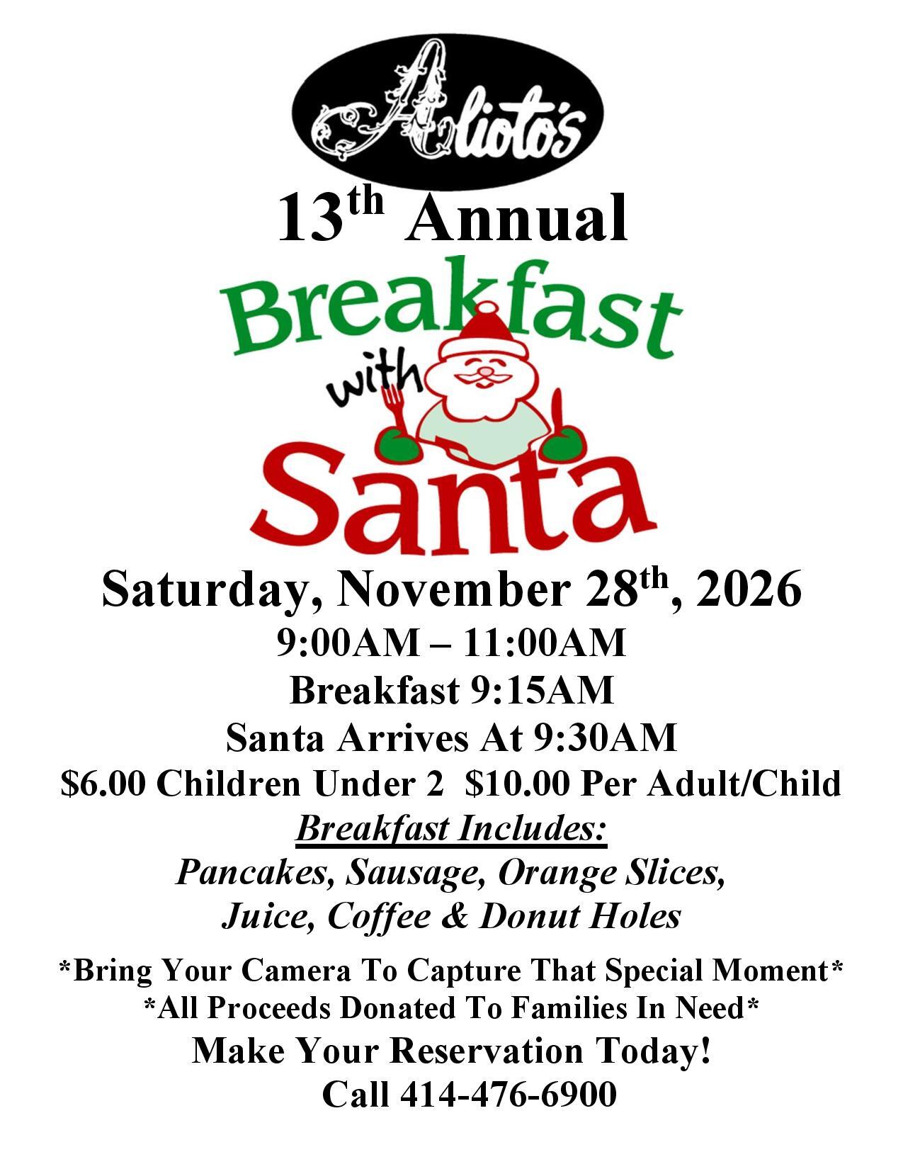 Breakfast with Santa