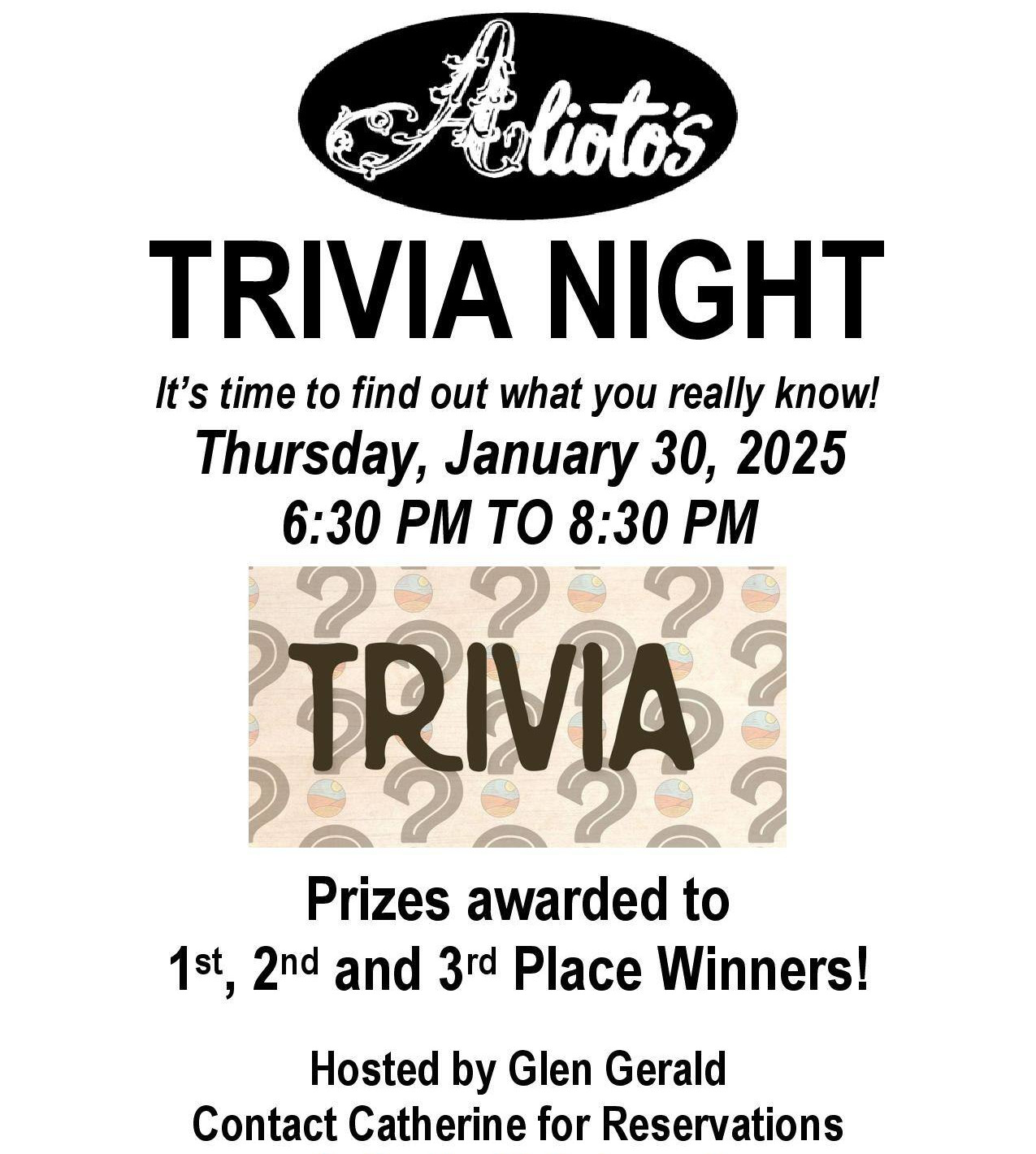 Trivia Night in January