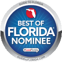 Best of Florida nominee badge