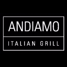 ANDIAMO ITALIAN GRILL logo scroll