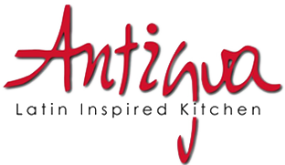 Antigua Latin Inspired Kitchen logo scroll