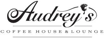 Audrey's Coffee House & Lounge logo scroll