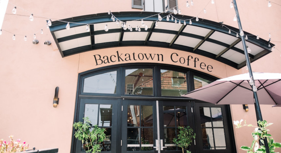 Street in the heart of Old Storyville is Backatown Coffee Parlour