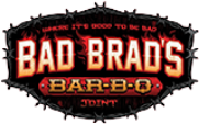 Bad Brad's Landing Page logo scroll