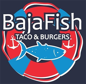 Baja Fish Taco & Burgers logo top