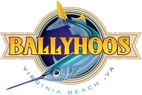 Ballyhoos logo scroll