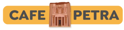 Cafe Petra Greek & Lebanese Restaurant Baton Rouge logo scroll