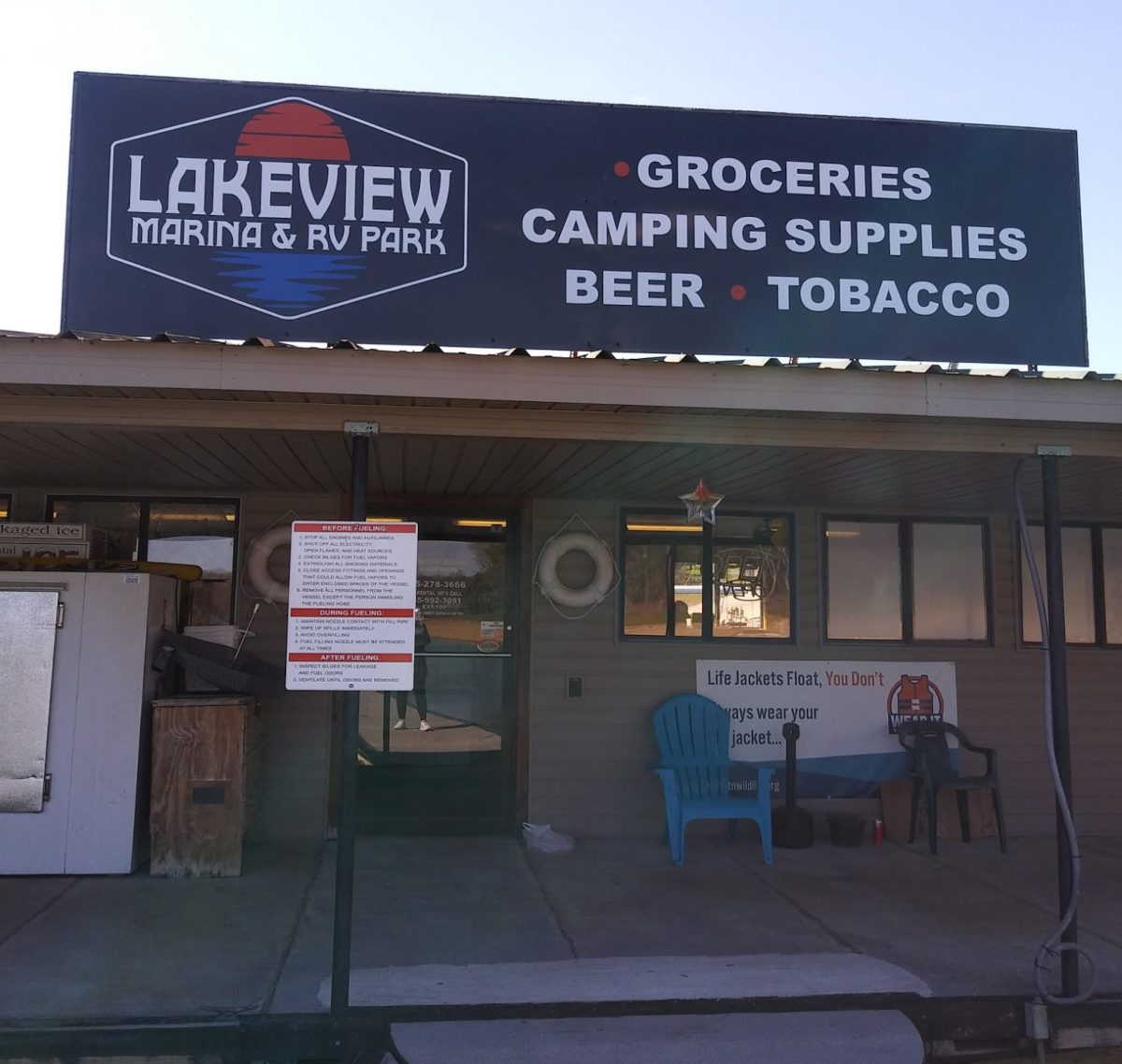 Lakeview Marina and RV Park building exterior