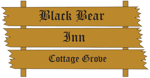Black Bear Inn logo scroll