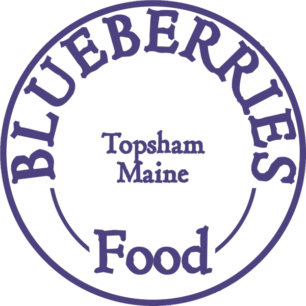 Blueberries logo top